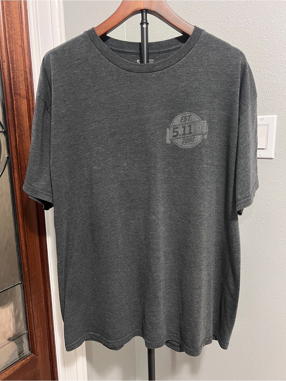 5.11 Tactical Freedom Is Not Free Graphic T-Shirt XL Charcoal Gray